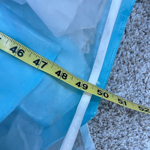 First Communion Dress With Lace Embroidery & Tulle Skirt Halloween Princess - Picture 12 of 16